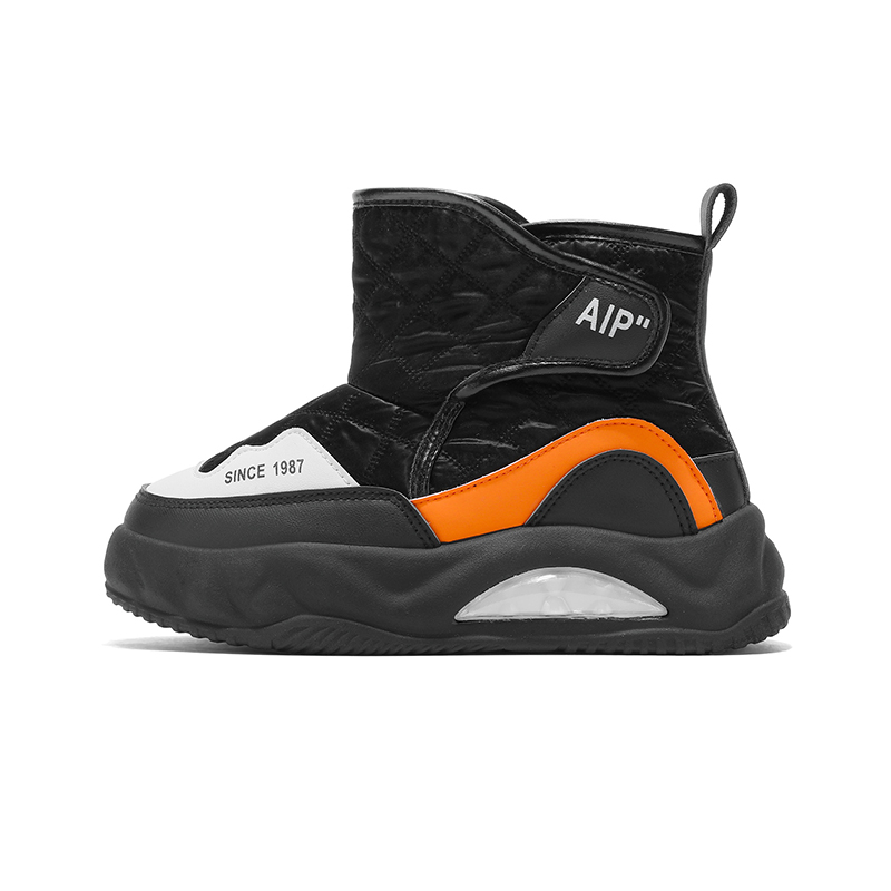 Нескользящие и износостойкие теплые высокие детские ботинки Wooden Rabbit, черный/оранжевый
Нескользящие и износостойкие теплые высокие детские ботинки Wooden Rabbit, черный/оранжевый