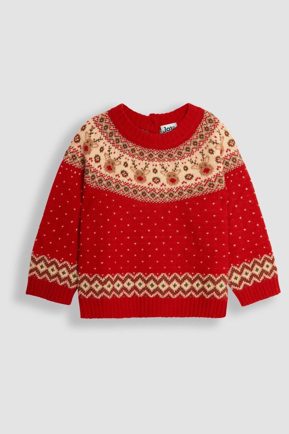 Свитер с мотивом оленя в скандинавском стиле Jojo Maman Bébé, красный
Свитер с мотивом оленя в скандинавском стиле Jojo Maman Bébé, красный