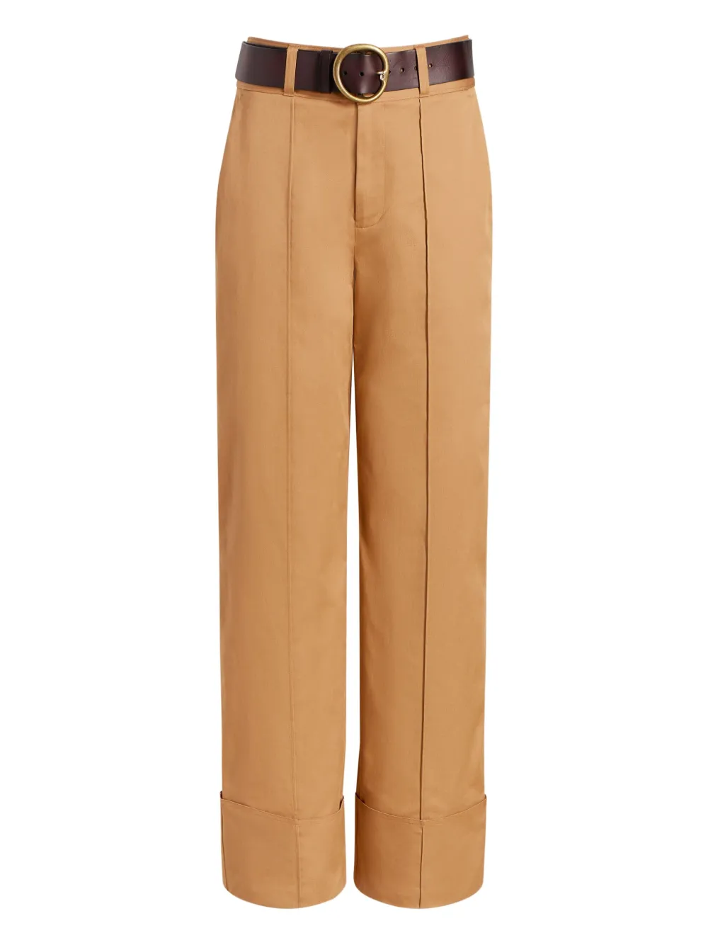 Брюки со складками на манжетах Cinq A Sept, коричневый
Брюки со складками на манжетах Cinq A Sept, коричневый