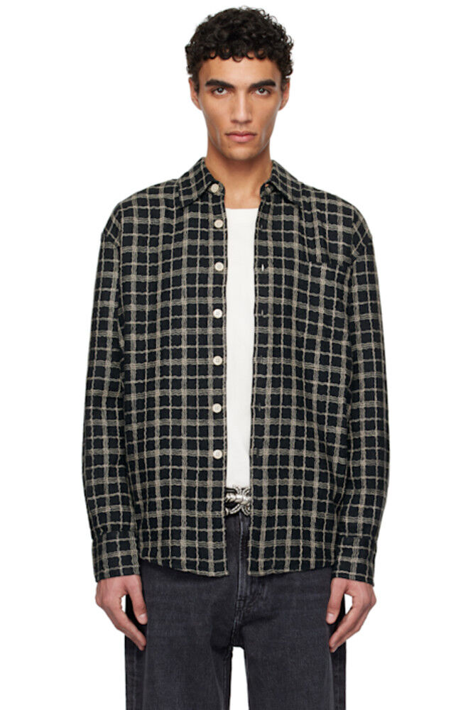 Черная и бежевая верхняя рубашка OUR LEGACY
Черная и бежевая верхняя рубашка OUR LEGACY