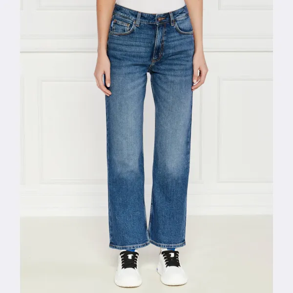 Джинсы прямого кроя Elyah Hugo, синий 
Джинсы прямого кроя Elyah Hugo, синий