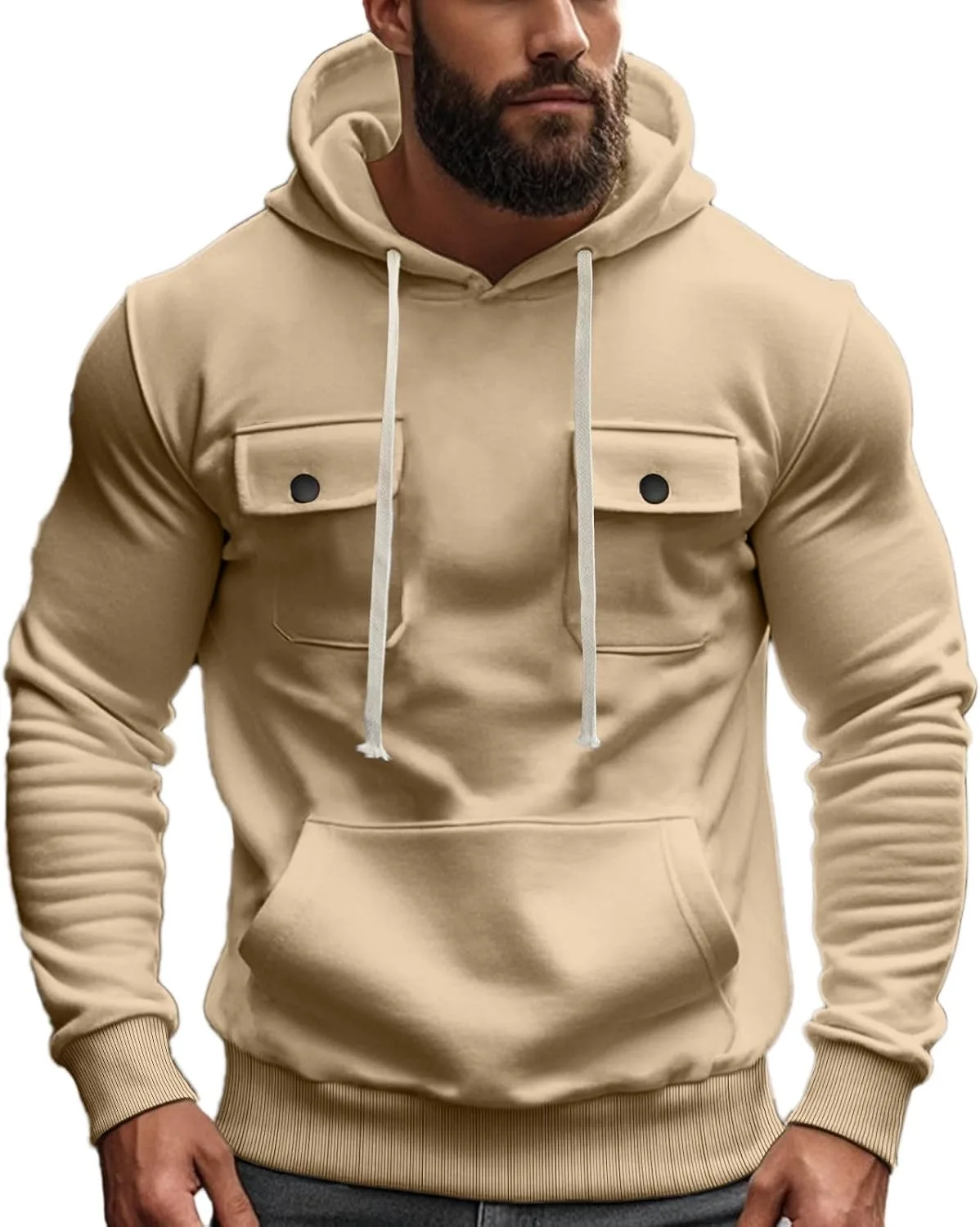 Тактический худи для мужчин с длинными рукавами и карманами JIEMUXIU
Тактический худи для мужчин с длинными рукавами и карманами JIEMUXIU