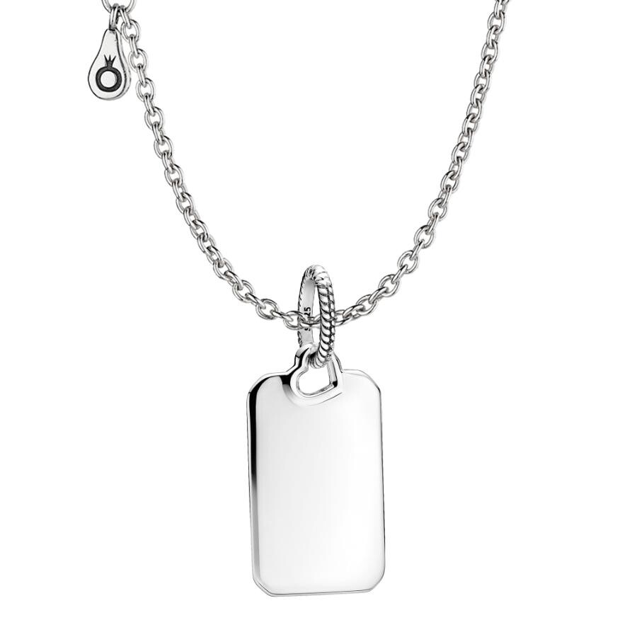 Ювелирный набор Engravable Rectangle Tag Pendant Necklace Set Pandora, стерлинговое серебро
Ювелирный набор Engravable Rectangle Tag Pendant Necklace Set Pandora, стерлинговое серебро