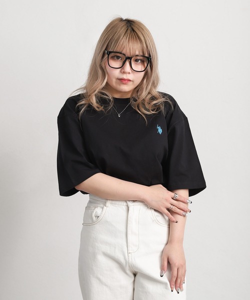 Футболка с коротким рукавом свободного кроя с вышитым логотипом U.S. POLO ASSN., черный
Футболка с коротким рукавом свободного кроя с вышитым логотипом U.S. POLO ASSN., черный