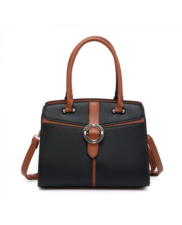 Большая сумка-тоут с цветными блоками и застежкой-молнией сверху JFY, черный
Большая сумка-тоут с цветными блоками и застежкой-молнией сверху JFY, черный