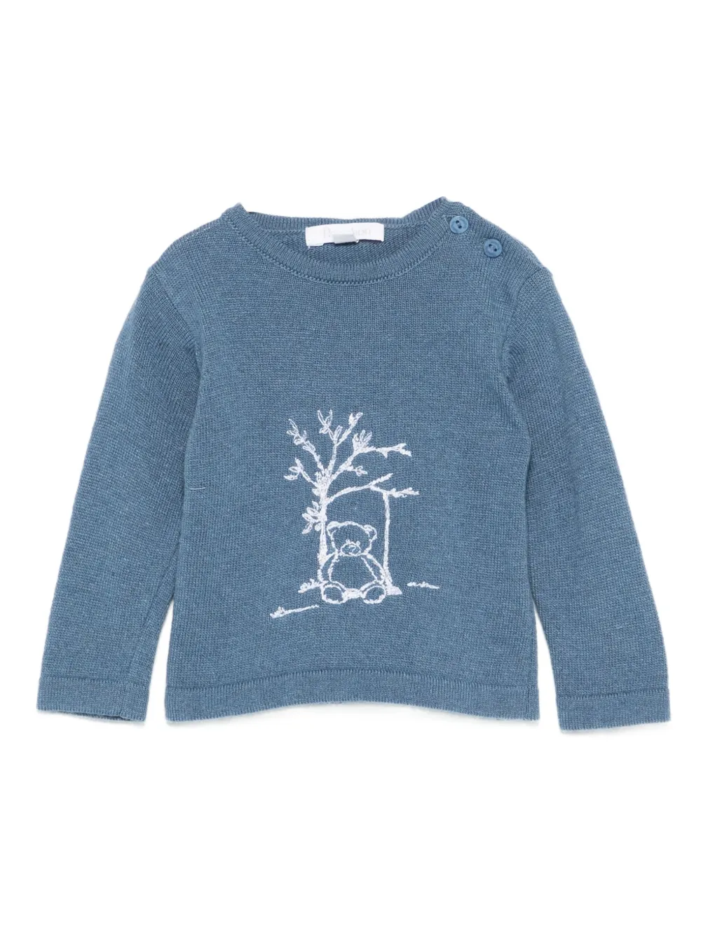 Свитер с вышивкой Patachou, синий
Свитер с вышивкой Patachou, синий