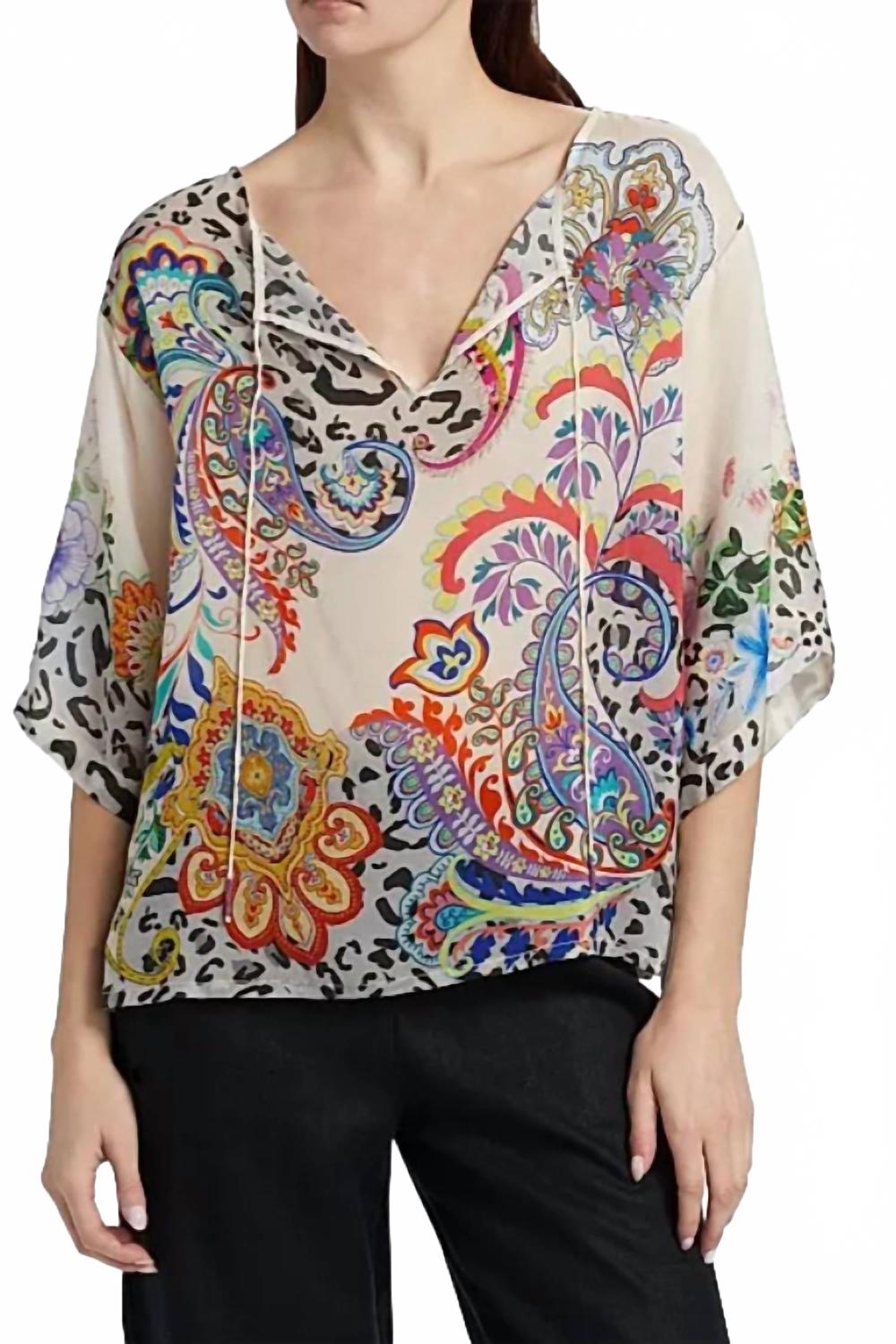 Майло Аманда Блузка в мульти Johnny Was 
Майло Аманда Блузка в мульти Johnny Was