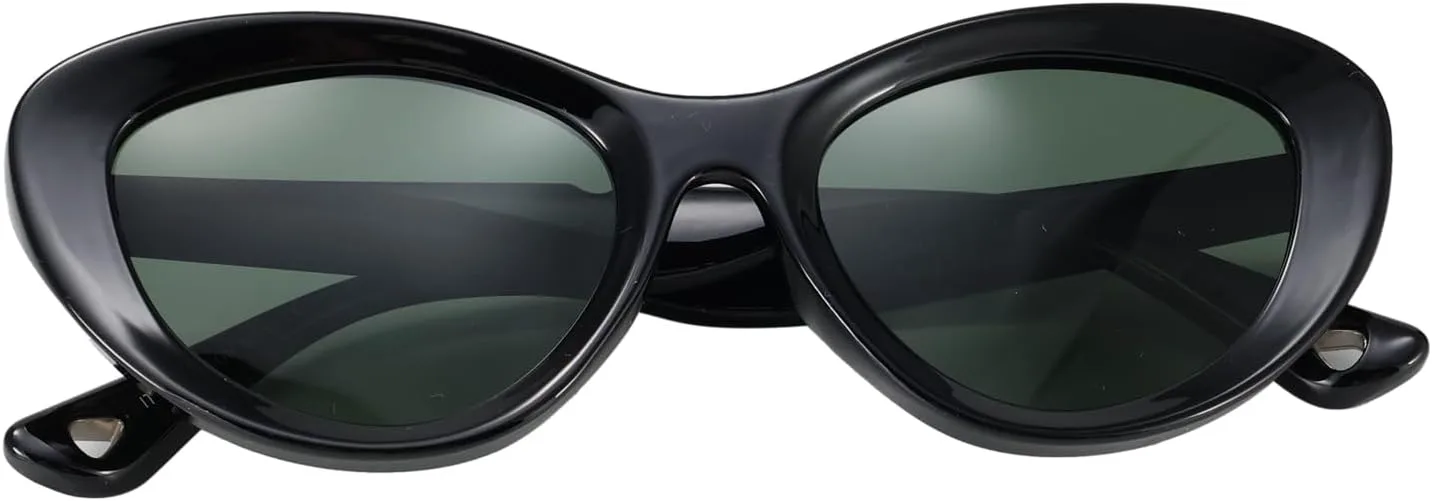 Солнцезащитные очки OCCI CHIARI с узкими поляризованными линзами в форме «кошачьих глаз» для женщин, в стиле ретро, модные очки для вождения, Black/Green Lens
Солнцезащитные очки OCCI CHIARI с узкими поляризованными линзами в форме «кошачьих глаз» для женщин, в стиле ретро, модные очки для вождения, Black/Green Lens