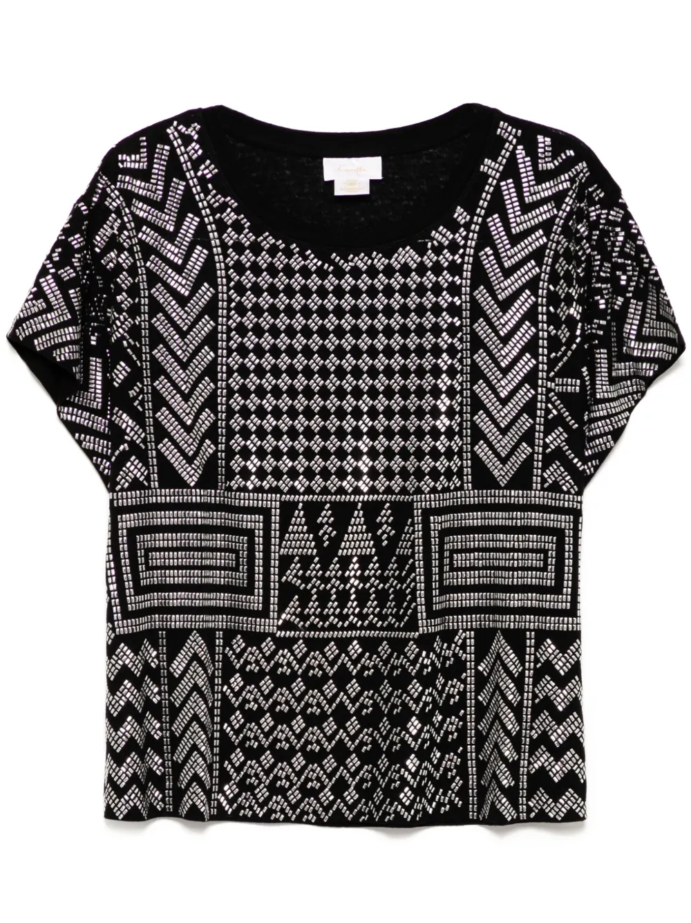 Футболка с приспущенными плечами Camilla, черный
Футболка с приспущенными плечами Camilla, черный