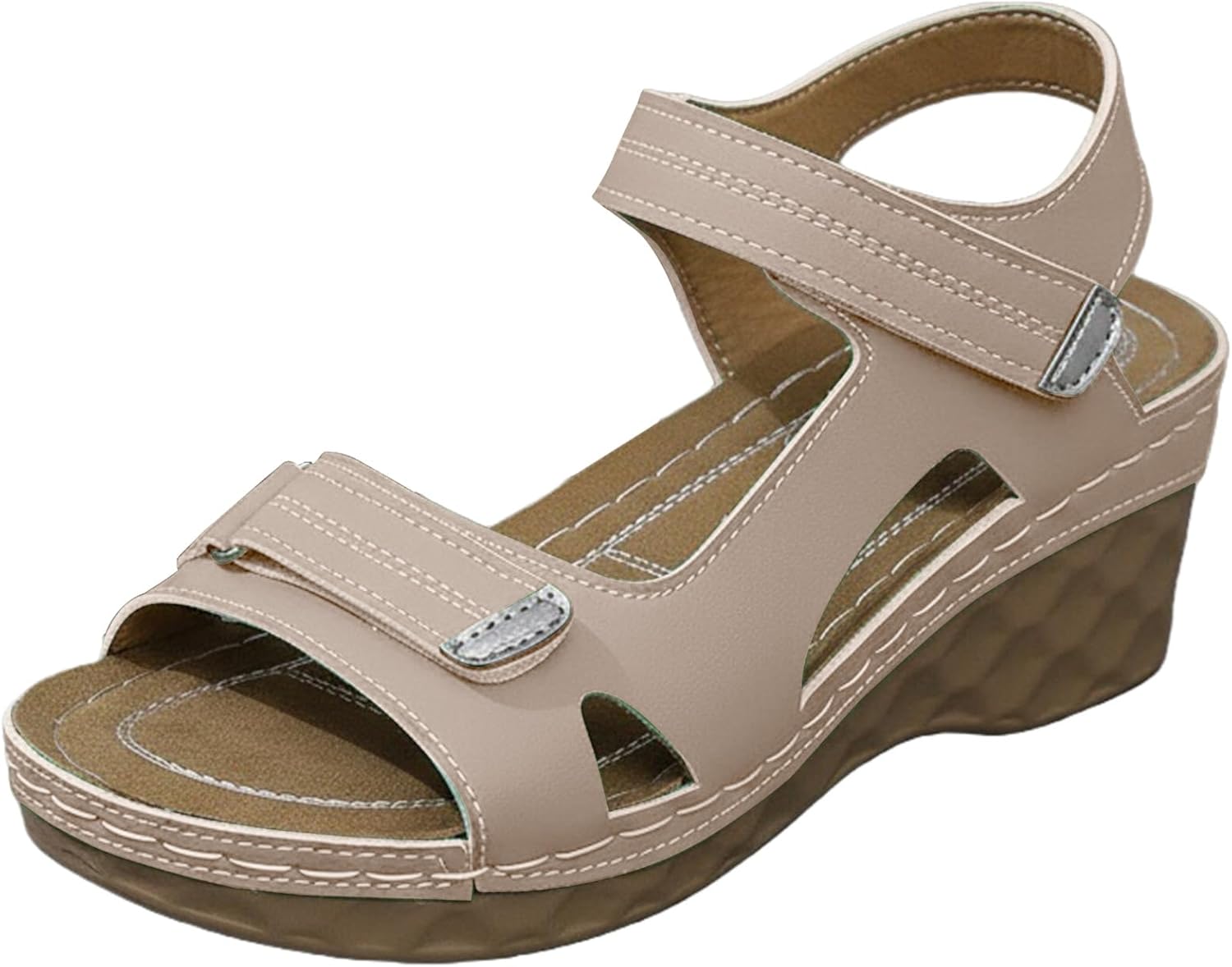 Женские удобные ортопедические сандалии с поддержкой свода стопы, сандалии для ходьбы, открытый носок, на платформе, для лечения подошвенного фасциита, летние повседневные туфли, модные нескользящие Toumov, бежевый
Женские удобные ортопедические сандалии с поддержкой свода стопы, сандалии для ходьбы, открытый носок, на платформе, для лечения подошвенного фасциита, летние повседневные туфли, модные нескользящие Toumov, бежевый