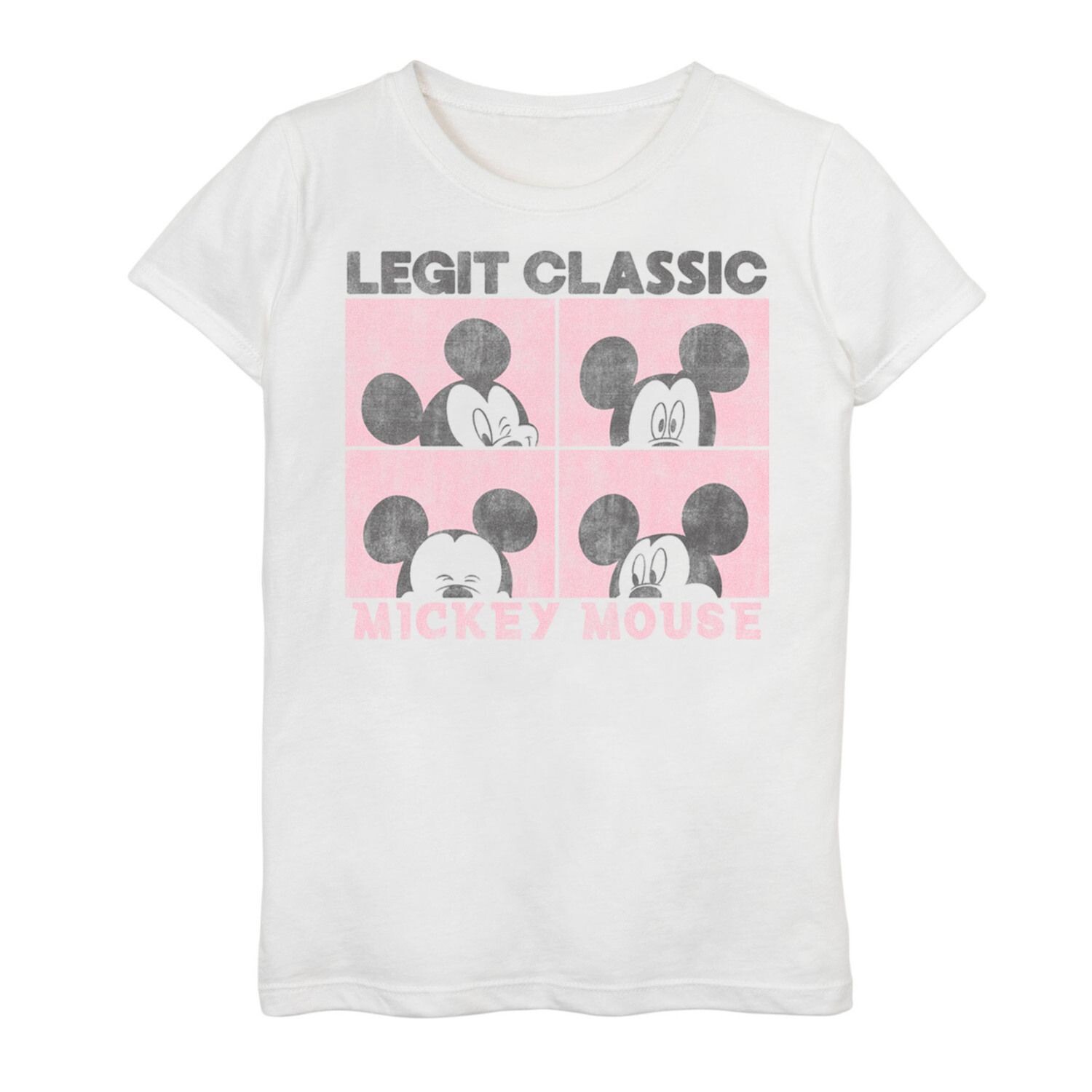 Классическая футболка с рисунком Микки Мауса Legit для девочек 7–16 лет Disney's «Микки и друзья» Disney
Классическая футболка с рисунком Микки Мауса Legit для девочек 7–16 лет Disney's «Микки и друзья» Disney