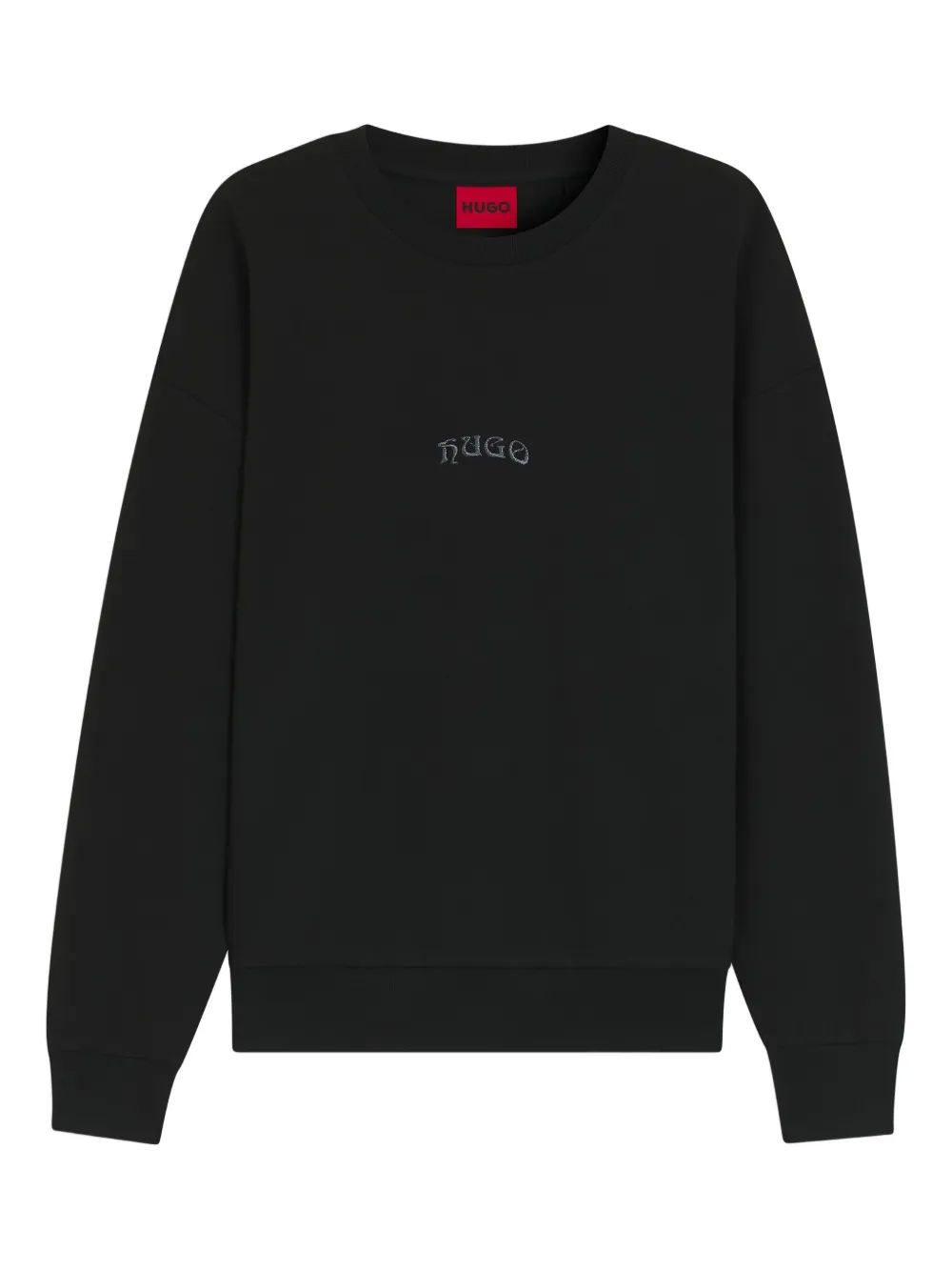 Толстовка с вышитым логотипом HUGO, черный
Толстовка с вышитым логотипом HUGO, черный