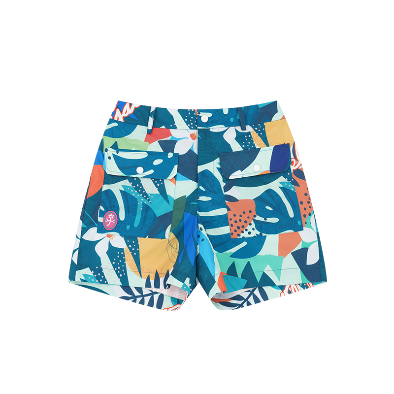 Женские повседневные шорты зеленые разноцветные CASTELBAJAC 
Женские повседневные шорты зеленые разноцветные CASTELBAJAC