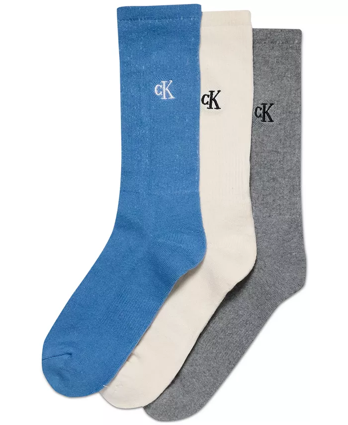 Мужские амортизирующие носки Crew, 3 пары Calvin Klein, белый
Мужские амортизирующие носки Crew, 3 пары Calvin Klein, белый