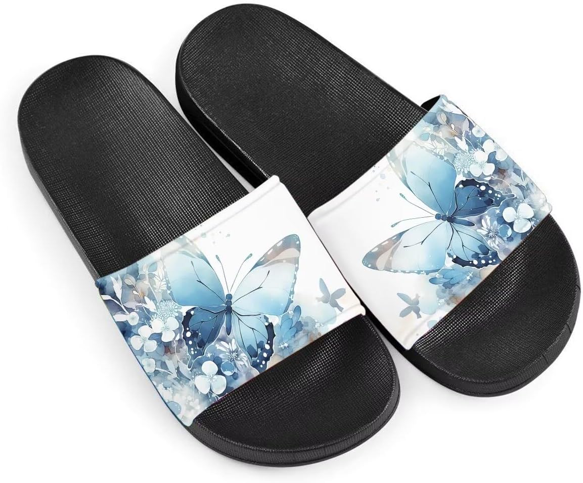 Женские сандалии Удобные легкие летние сандалии Нескользящие шлепанцы с узором бабочки Для пляжа, отеля, дома и улицы Getelinseng, синий
Женские сандалии Удобные легкие летние сандалии Нескользящие шлепанцы с узором бабочки Для пляжа, отеля, дома и улицы Getelinseng, синий
