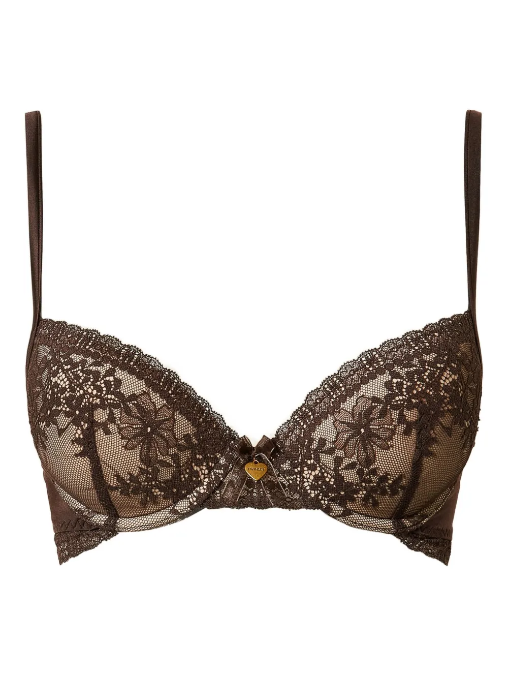 Кружевной бюстгальтер с эффектом пуш-ап TWINSET, черный
Кружевной бюстгальтер с эффектом пуш-ап TWINSET, черный