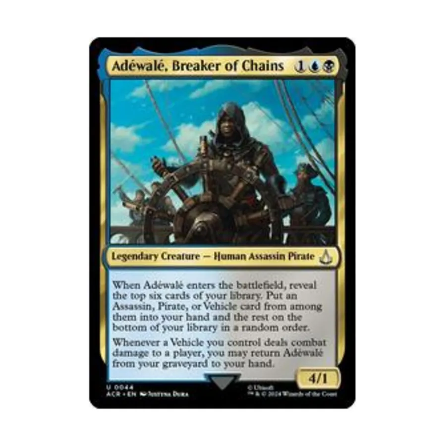 CCG Адевале, Разрушительница цепей (U), MTG - Universes Beyond: Assassin's Creed
CCG Адевале, Разрушительница цепей (U), MTG - Universes Beyond: Assassin's Creed