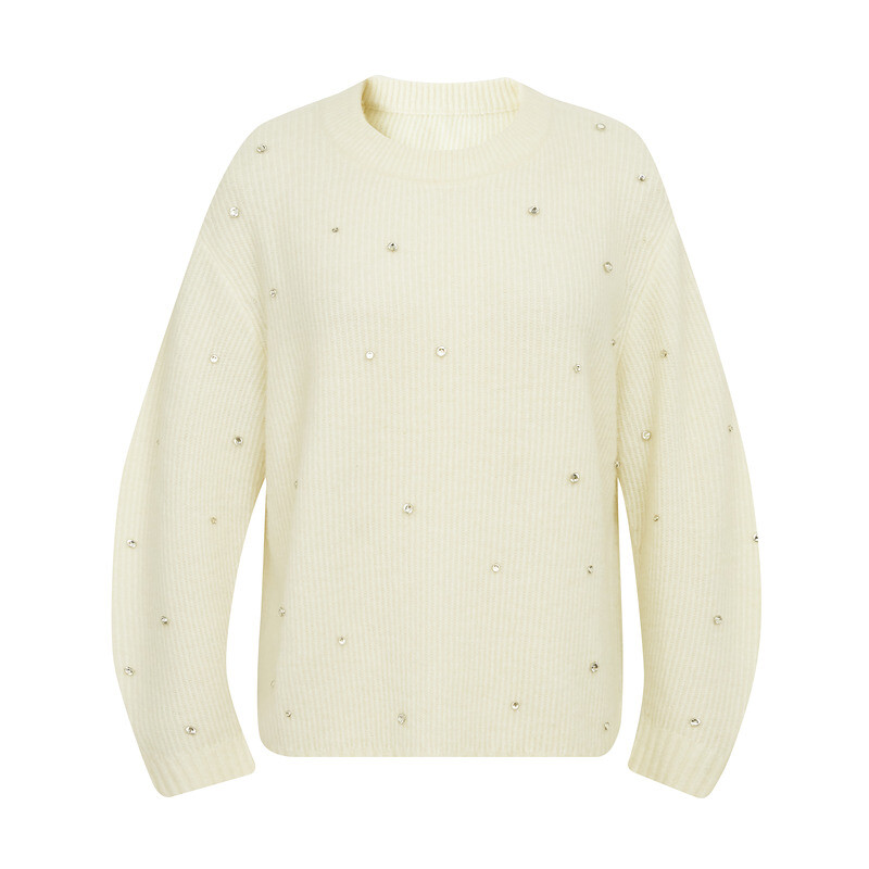 Женский вязаный свитер Deep Breath с ромбовидной вышивкой, красный
Женский вязаный свитер Deep Breath с ромбовидной вышивкой, красный