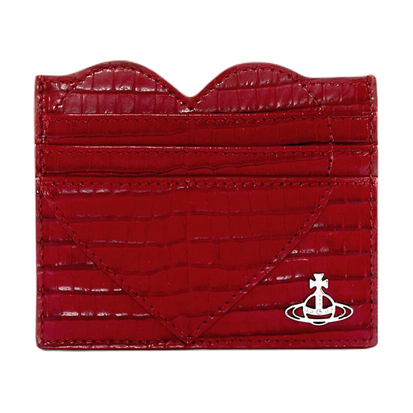 Vivienne Westwood Женский картхолдер из телячьей кожи красный 
Vivienne Westwood Женский картхолдер из телячьей кожи красный