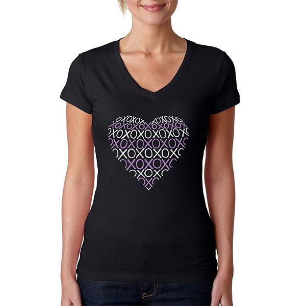 Футболка V-neck Xoxo heart с принтом La Pop Art
Футболка V-neck Xoxo heart с принтом La Pop Art