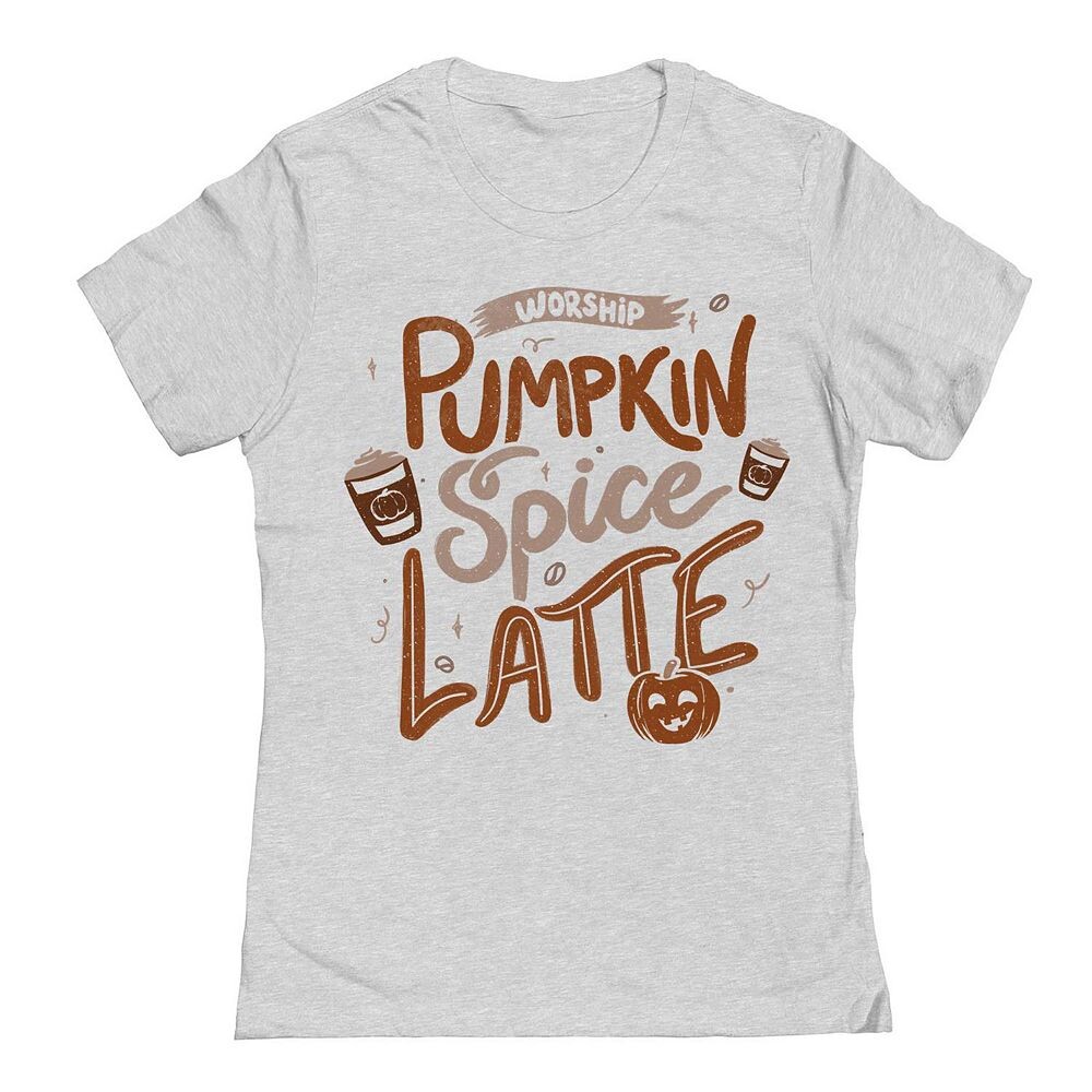 Футболка Junior's Worship с рисунком тыквы и специй латте на Хэллоуин, цвет Heather Gray
Футболка Junior's Worship с рисунком тыквы и специй латте на Хэллоуин, цвет Heather Gray