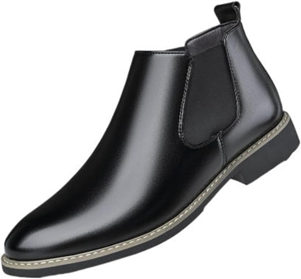 Мужские ботинки Челси на низком каблуке из натуральной кожи, без шнуровки, с эластичными вставками Tixewsjh, черный
Мужские ботинки Челси на низком каблуке из натуральной кожи, без шнуровки, с эластичными вставками Tixewsjh, черный