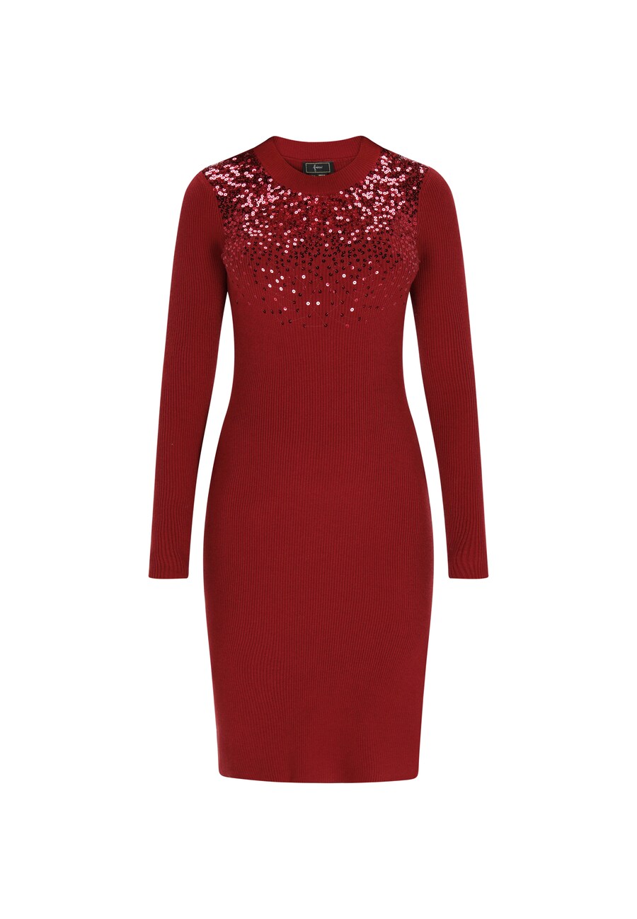 Вязаное платье faina, бургундия
Вязаное платье faina, бургундия