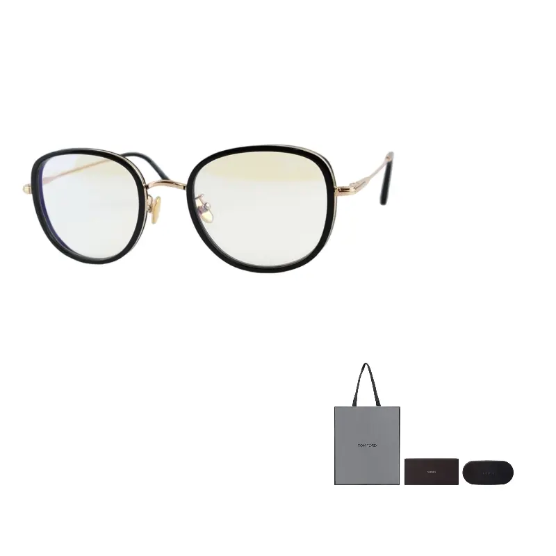 TOM FORD Пластиковая оправа с металлическими овальными очками унисекс, Black
TOM FORD Пластиковая оправа с металлическими овальными очками унисекс, Black