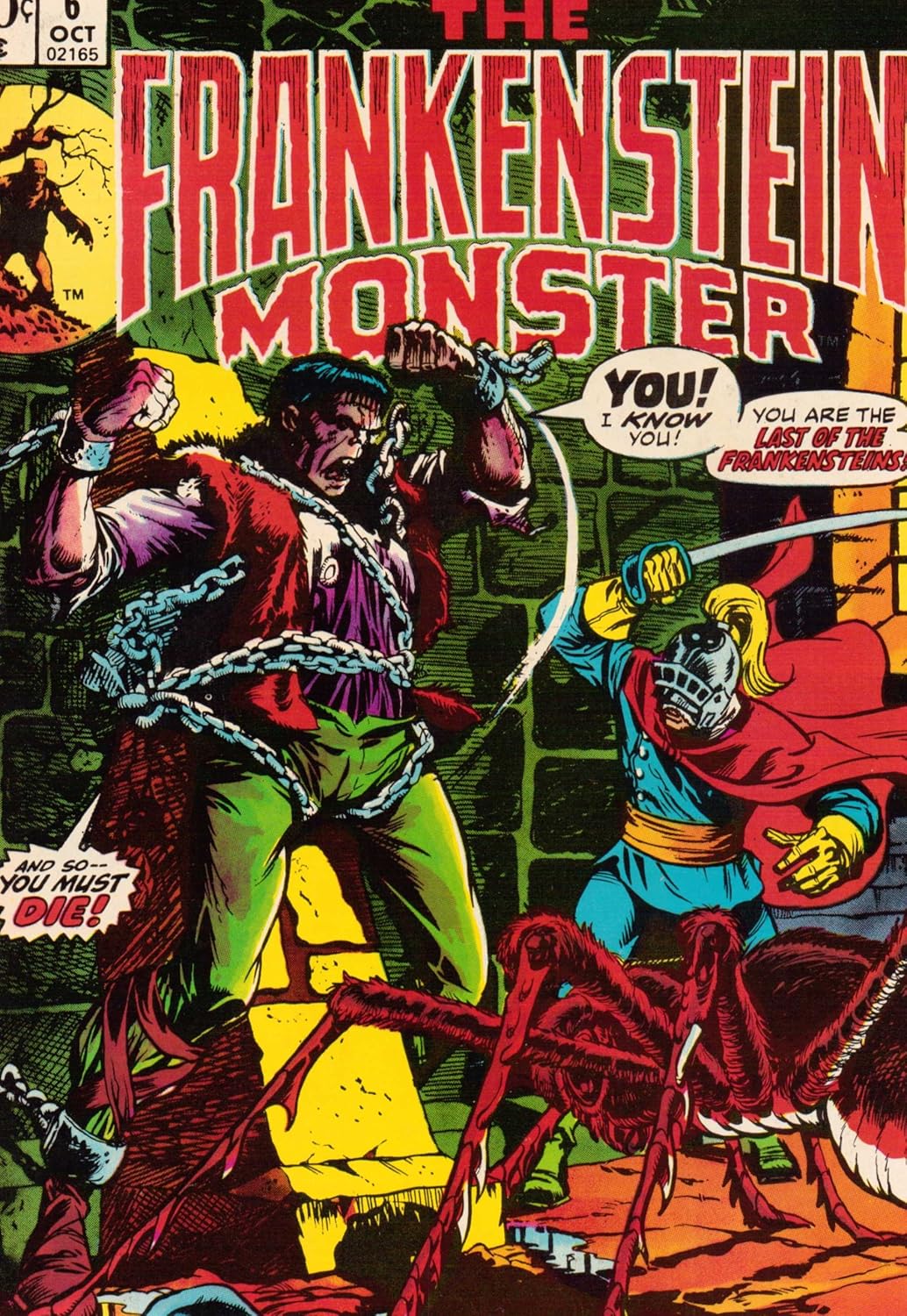 The Frankenstein Monster 6, October 1973 (1) (Marvel Comics Group)
The Frankenstein Monster 6, October 1973 (1) (Marvel Comics Group)