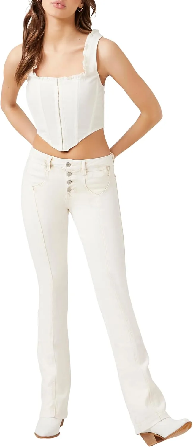 Forever 21 Женские джинсы Bootcut Mid-Rise
Forever 21 Женские джинсы Bootcut Mid-Rise
