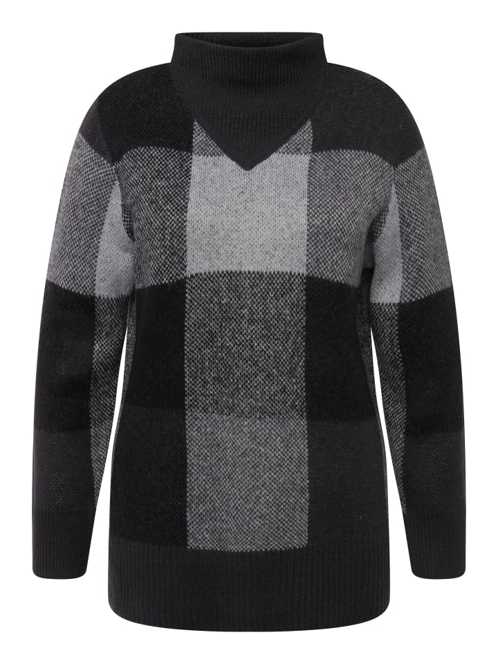 Свитер цвета антрацитовый меланж Ulla Popken
Свитер цвета антрацитовый меланж Ulla Popken