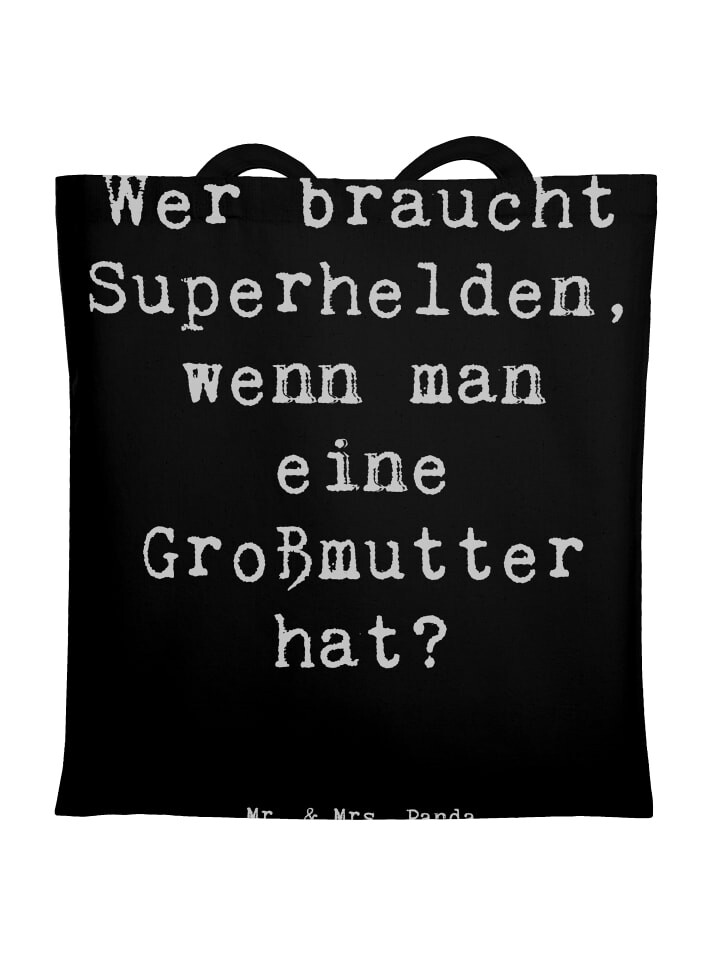 Сумка для переноски Mr & Mrs Panda Großmutter Liebe, черный
Сумка для переноски Mr & Mrs Panda Großmutter Liebe, черный