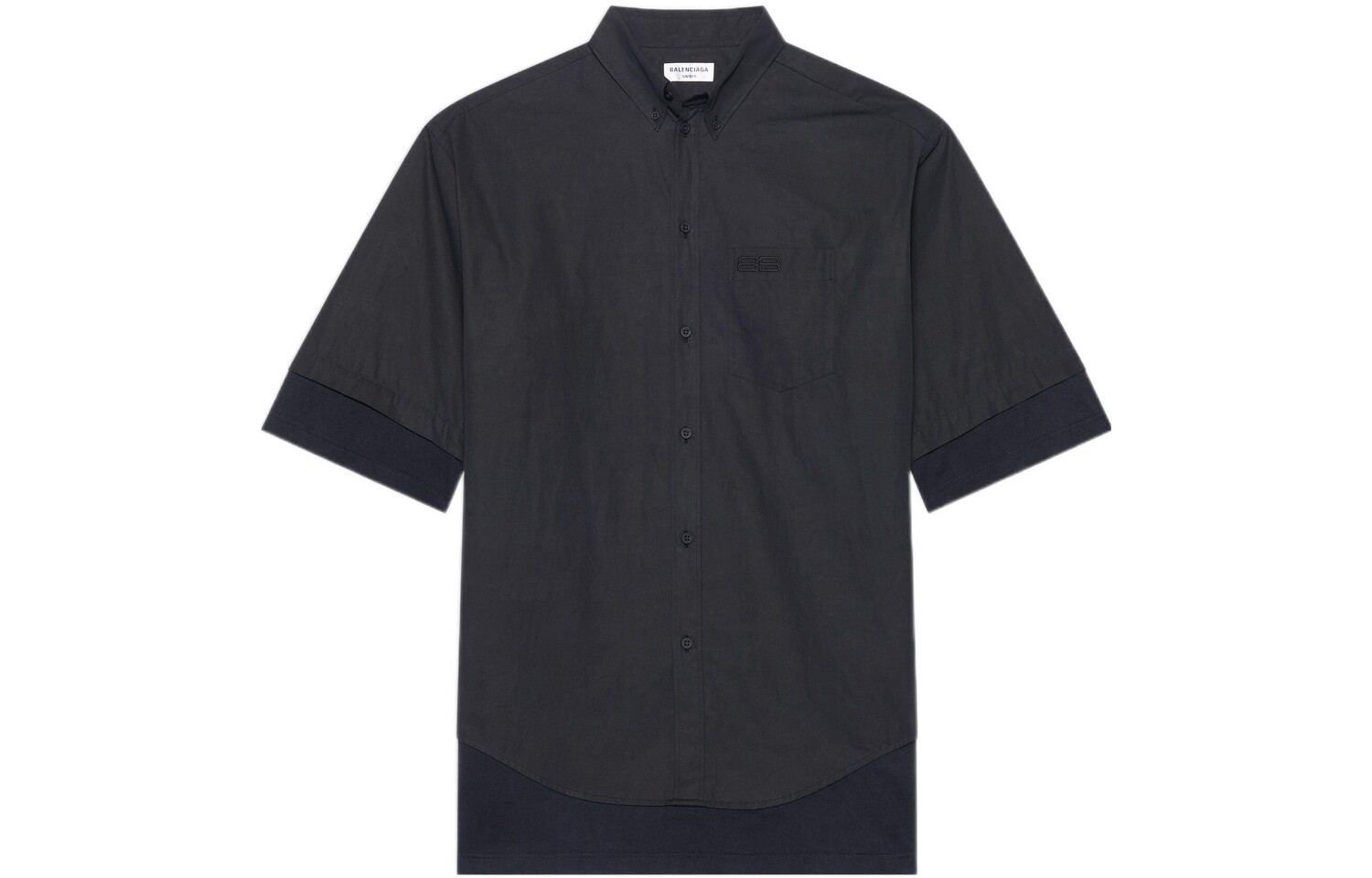 Рубашка женская Balenciaga с короткими рукавами, черный
Рубашка женская Balenciaga с короткими рукавами, черный