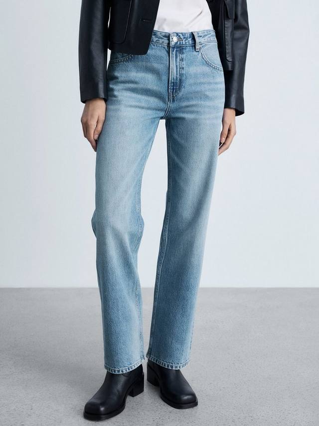 Прямые джинсы майами Mango, синий
Прямые джинсы майами Mango, синий