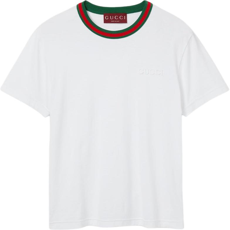 Logo Detailed Crewneck T Shirt GUCCI, белый
Logo Detailed Crewneck T Shirt GUCCI, белый