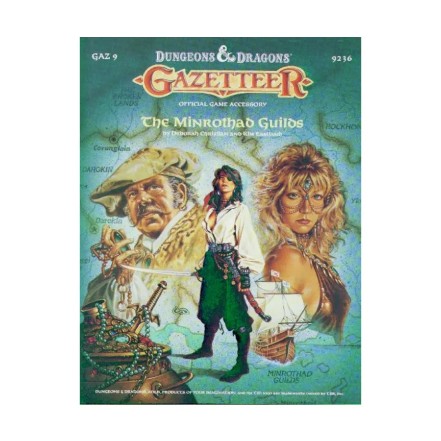 Модуль Minrothad Guilds, Basic Dungeons & Dragons (Original Edition) - Gazetteers
Модуль Minrothad Guilds, Basic Dungeons & Dragons (Original Edition) - Gazetteers