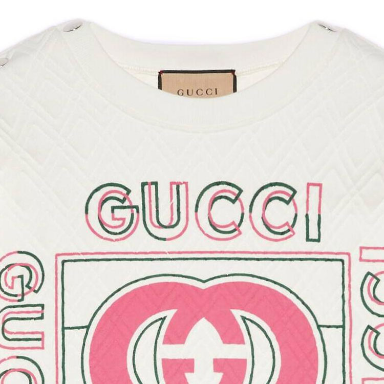 Футболка с принтом логотипа GUCCI, экрю
Футболка с принтом логотипа GUCCI, экрю