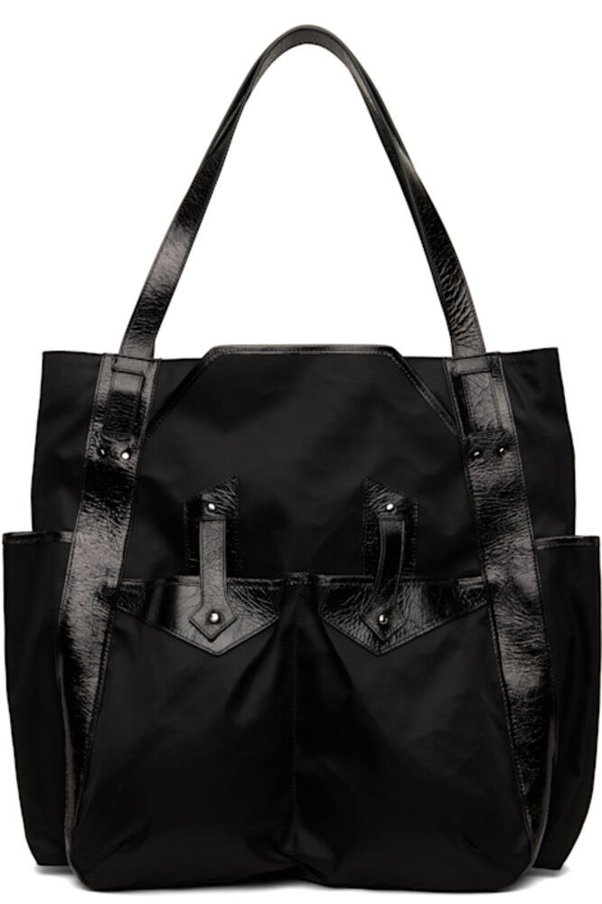 Черная сумка-тоут из нержавейки Kiko Kostadinov
Черная сумка-тоут из нержавейки Kiko Kostadinov