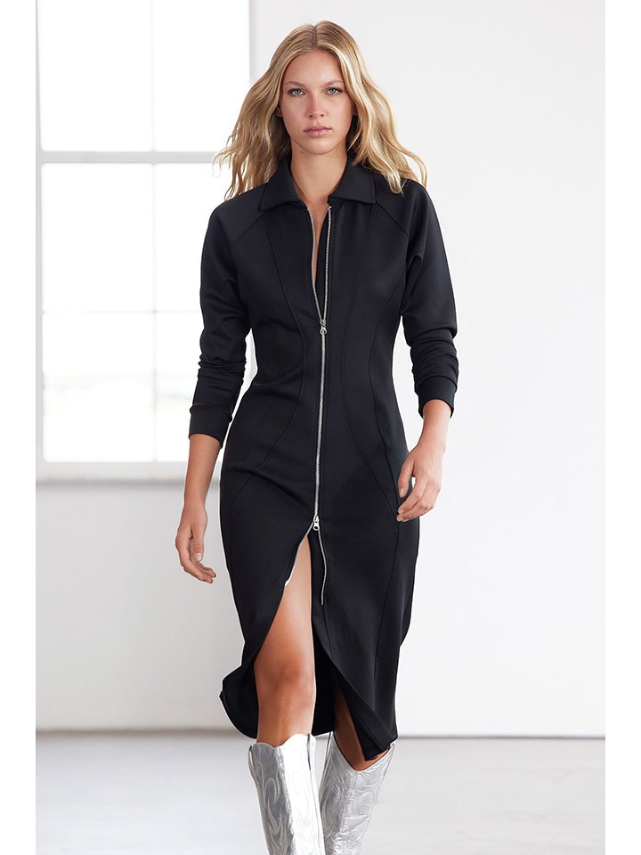 Платье до колена trendyol, черный
Платье до колена trendyol, черный