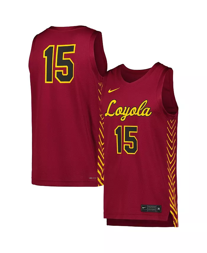 Мужская баскетбольная майка-реплика Maroon Loyola Chicago Ramblers #15 Nike
Мужская баскетбольная майка-реплика Maroon Loyola Chicago Ramblers #15 Nike