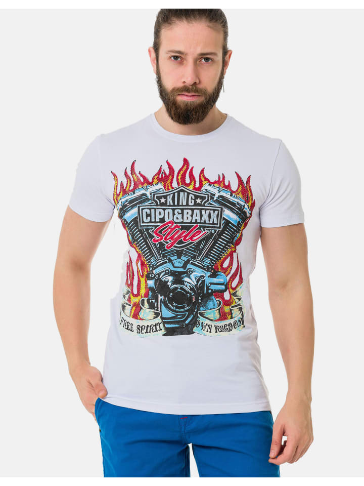 Футболка БЕЛОГО цвета Cipo & Baxx, Белый, Футболка БЕЛОГО цвета Cipo & Baxx
Футболка БЕЛОГО цвета Cipo & Baxx, Белый, Футболка БЕЛОГО цвета Cipo & Baxx