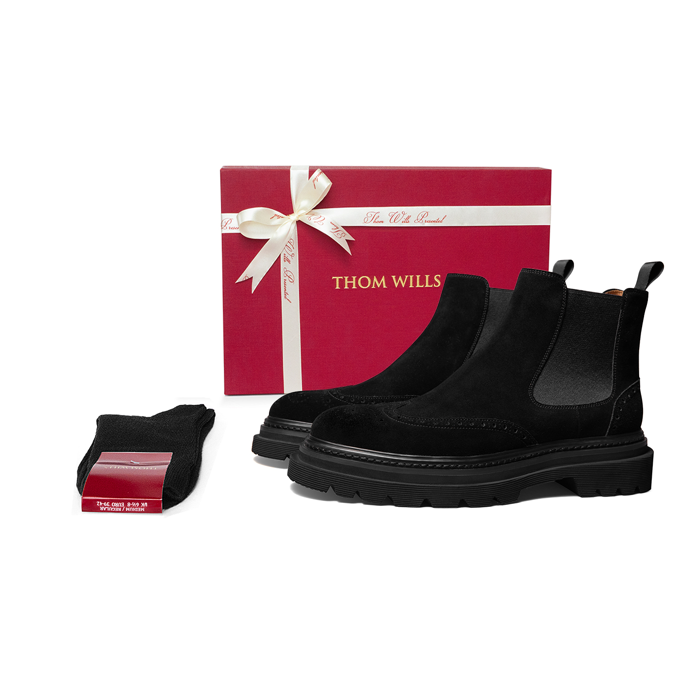 Броги Brock из замши, осенне-зимние замшевые ботинки, короткие челси для мужчин THOM WILLS, черный
Броги Brock из замши, осенне-зимние замшевые ботинки, короткие челси для мужчин THOM WILLS, черный