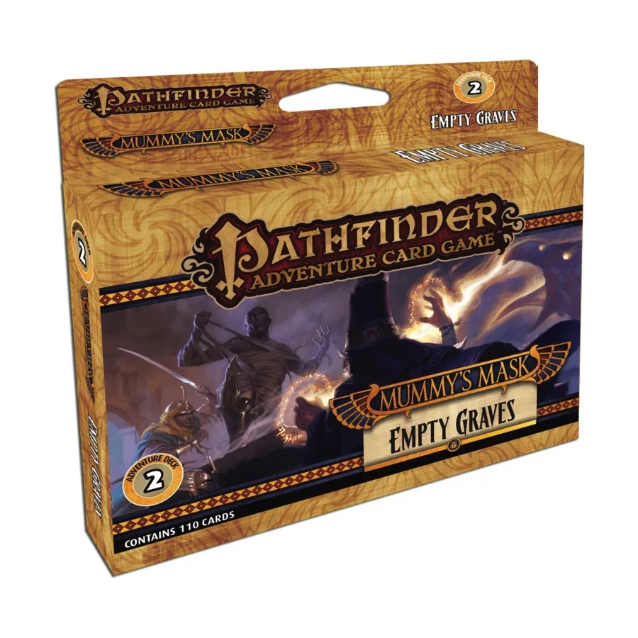Коробочная игра Mummy's Mask #2 - Empty Graves, Pathfinder Adventure Card Game (1st Edition) (Mummy's Mask)
Коробочная игра Mummy's Mask #2 - Empty Graves, Pathfinder Adventure Card Game (1st Edition) (Mummy's Mask)