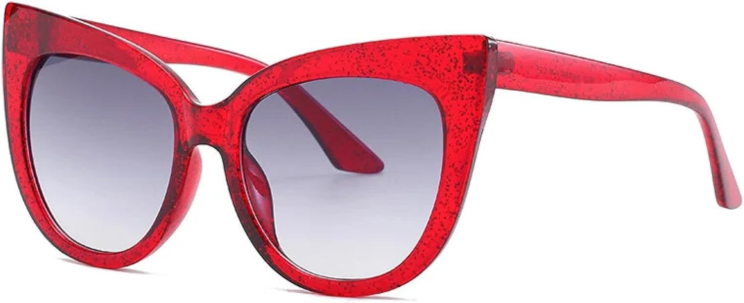 Роскошные солнцезащитные очки для женщин, большие, в стиле «кошачий глаз», винтажные, круглые, с крупной оправой, защита от УФ-излучения UV400 для использования на открытом воздухе TVTBBVV, Red-grey
Роскошные солнцезащитные очки для женщин, большие, в стиле «кошачий глаз», винтажные, круглые, с крупной оправой, защита от УФ-излучения UV400 для использования на открытом воздухе TVTBBVV, Red-grey