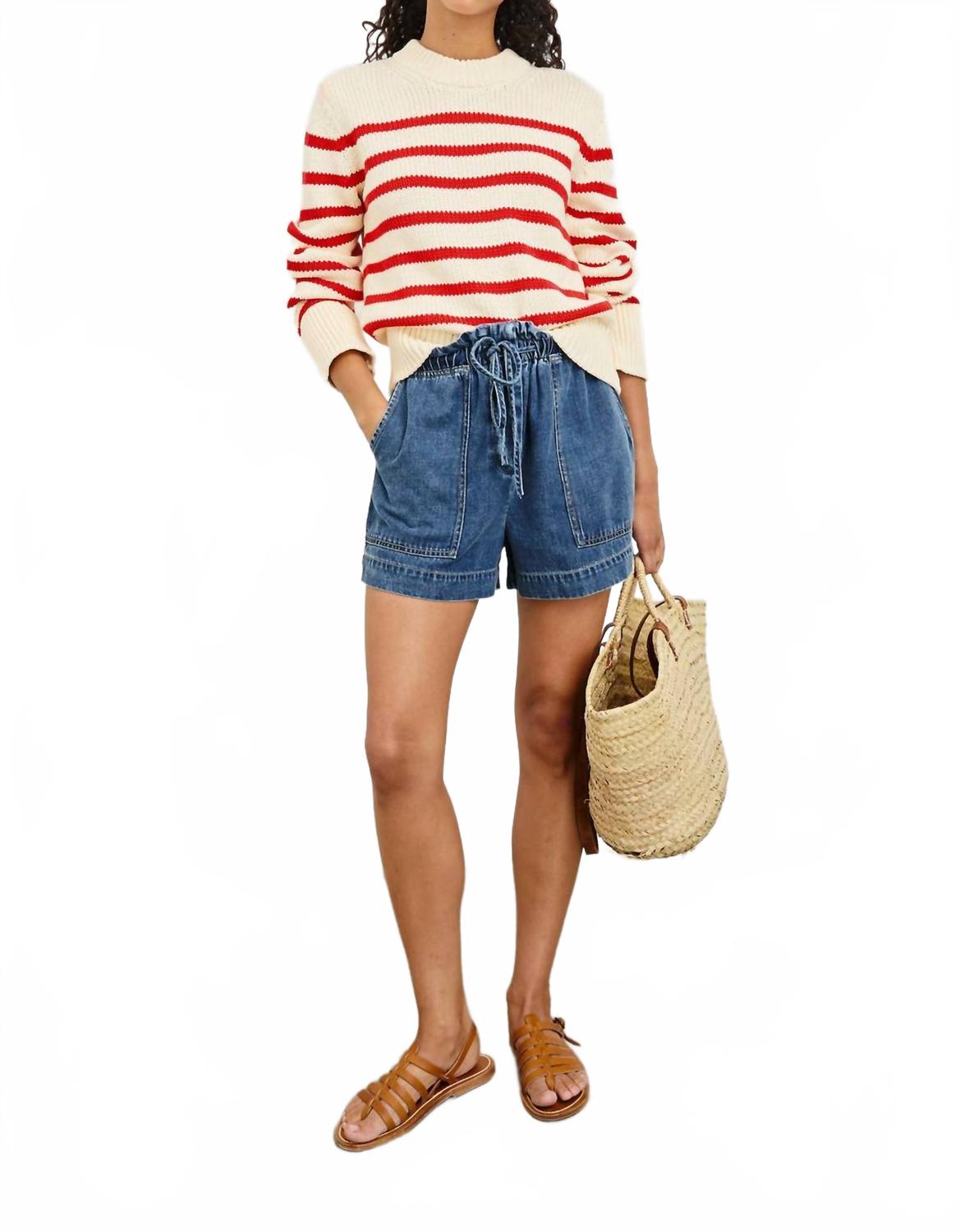 Джемпер Alise с круглым вырезом в вишневую полоску Rails, Cherry Stripe
Джемпер Alise с круглым вырезом в вишневую полоску Rails, Cherry Stripe