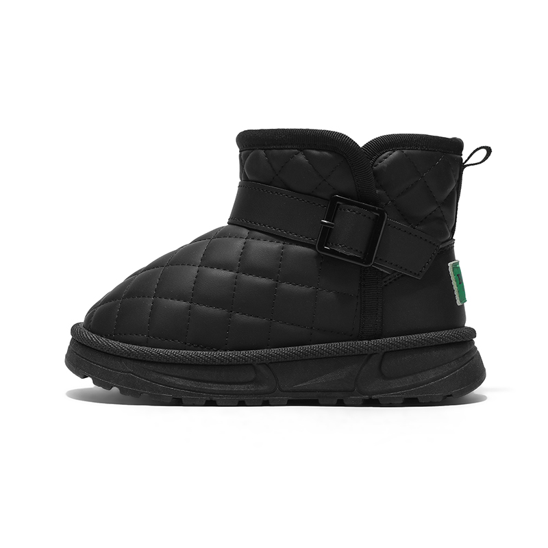 Противоскользящие и износостойкие теплые детские ботинки Rebound BOBDOG, черный 
Противоскользящие и износостойкие теплые детские ботинки Rebound BOBDOG, черный