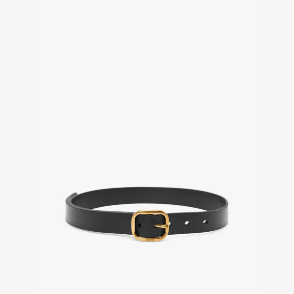 Круглый кожаный ремень Loewe, черный
Круглый кожаный ремень Loewe, черный