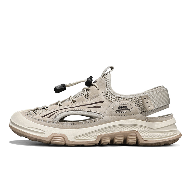 Jeep Мужские треккинговые туфли для речных походов бежевые, цвет Beige
Jeep Мужские треккинговые туфли для речных походов бежевые, цвет Beige