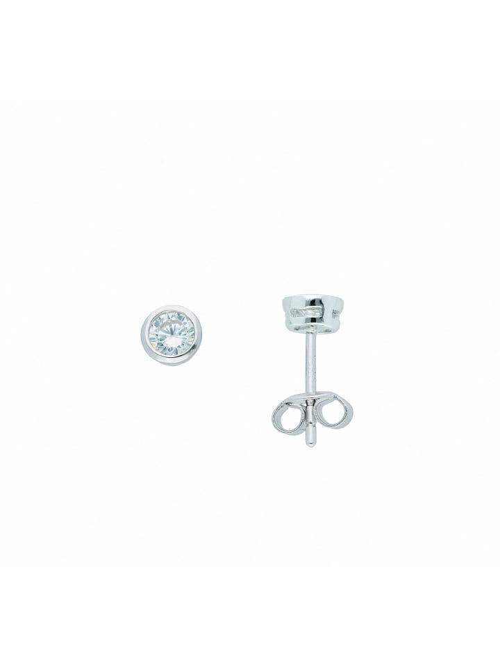 Adeliás Женские серьги-гвоздики из серебра 925 пробы с кубическим цирконием, диаметр 5 мм, в оправе из серебра
Adeliás Женские серьги-гвоздики из серебра 925 пробы с кубическим цирконием, диаметр 5 мм, в оправе из серебра