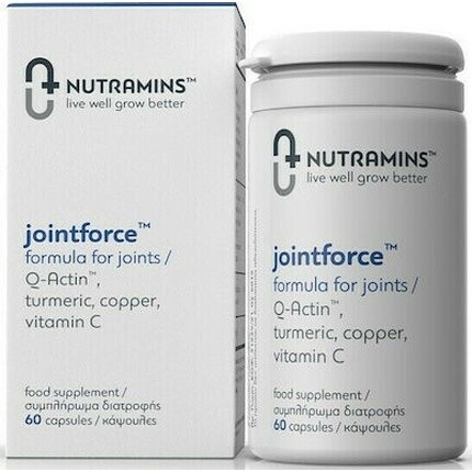Jointforce Добавка для здоровья суставов - 60 капсул Nutramins
Jointforce Добавка для здоровья суставов - 60 капсул Nutramins